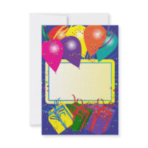Birthday Party Design Custom Invite