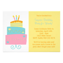 Birthday Party Invitation invitations