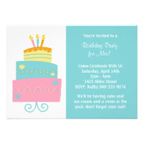 Birthday Party Invitation invitations