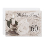 Birthday party invitation 60 years old