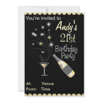 Birthday Party Invitation - Any Age - Adult