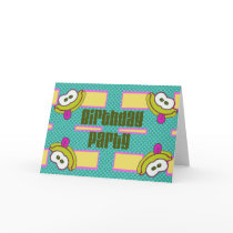 birthday party invitation greeting card
