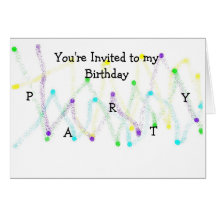 Birthday Party Invitation Card