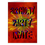 Birthday Party Invitation Cards