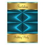 Birthday Party Invitation Gold Birthday Party