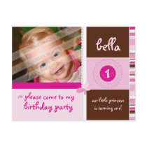 BIRTHDAY PARTY INVITATION :: grace - girl Post Cards