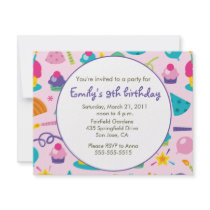 Birthday party invitation - photo
