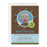 BIRTHDAY PARTY INVITES :: ladybird circle 1P