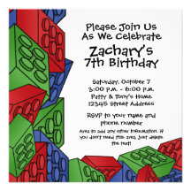 Birthday Party - Young Boy Custom Announcement