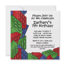 Birthday Party - Young Boy Custom Announcement