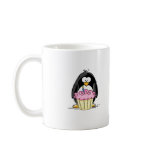 Birthday Penguin with Cupcake Mug
