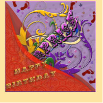 Birthday photo sculpture
