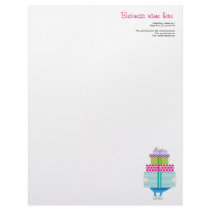 Birthday present or gift services stationery letterhead