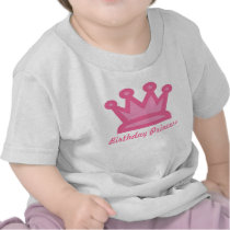 Birthday Princess Baby Girl Birthday Tee