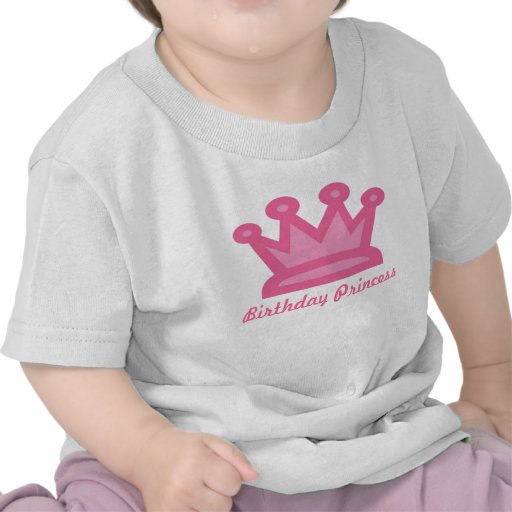 Birthday Princess Baby Girl Birthday Tee