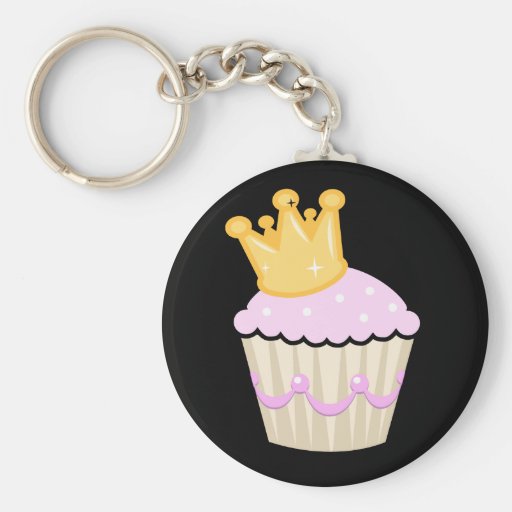 Birthday Princess Cupcake Key Chain