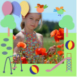 Birthday Sculptures: Playground photo sculptures