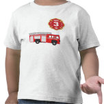 Birthday Shirt - Fire Engine