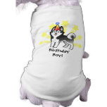 Birthday Siberian Husky / Alaskan Malamute Pet Tshirt