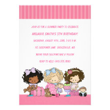 Birthday & Slumber Party Invitations