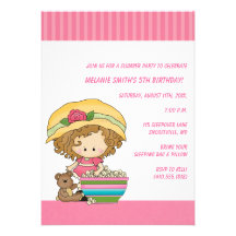 Birthday & Slumber Party Invitations