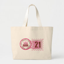 Birthday Stamp 21 Bag