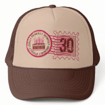 Birthday Stamp 30 Hat