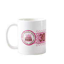 Birthday Stamp 30 Mug