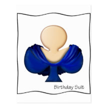 Birthday Suit-CLUB Postcard