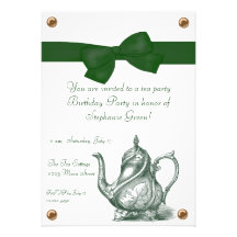 Birthday Tea Party Invitation