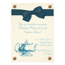 Birthday Tea Party Invitation