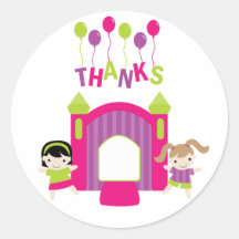 Birthday Thank You Stickers