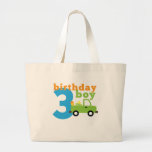 Birthday Truck boy 3 Tote Bag