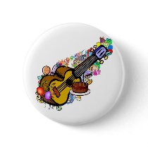 birthday uke pinback buttons
