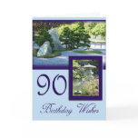 Birthday Wishes 90th Birthday Greeting Card