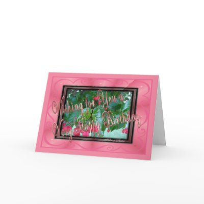 Birthday Wishes-add your words Cards by MakaraPhotos