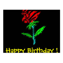 BIRTHDAY WISHES POSTCARD