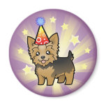 Birthday Yorkshire Terrier (short hair with bow)