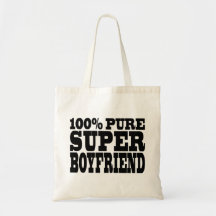 Birthdays Christmas : 100% Pure Super Boyfriend Tote Bags