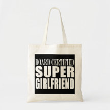 Birthdays Christmas Parties : Super Girlfriend Tote Bag