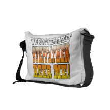 Birthdays Christmas : Worlds Greatest Stepfather Courier Bag