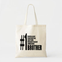 Birthdays Parties Christmas : Number One Brother Bags