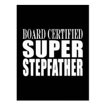 Birthdays Parties Christmas : Super Stepfather Postcard