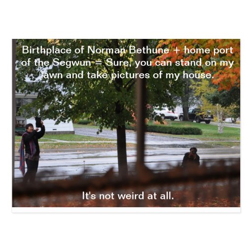 Birthplace of Norman Bethune Post Card
