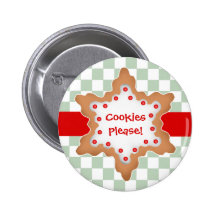 Biscuit mignon d'étoile de Noël Badges Avec Agrafe