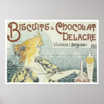 Biscuits & Chocolat Delacre Vintage Ad