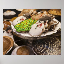 Biscuits de Noël sur l'affichage à New York City Affiches