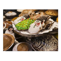 Biscuits de Noël sur l'affichage à New York City Carte Postale