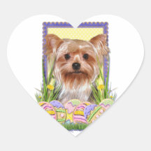 Biscuits d'oeuf de pâques - Yorkshire Terrier Adhésif