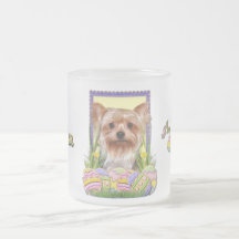 Biscuits d'oeuf de pâques - Yorkshire Terrier Tasses